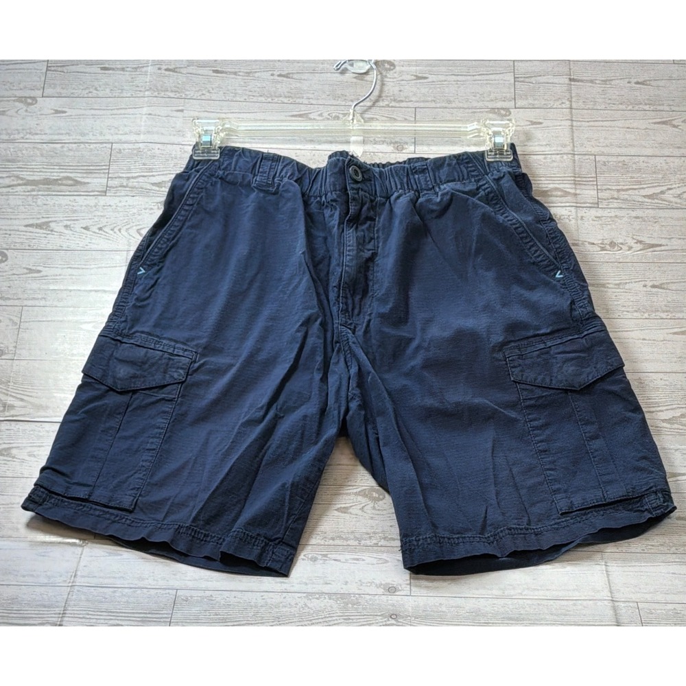 Tommy Bahama Navy Cargo Shorts Ripstop Fishing Coastal Resort Men's M